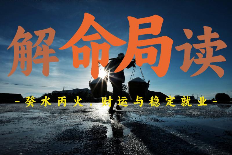 命局解读：癸水丙火，财运与稳定就业