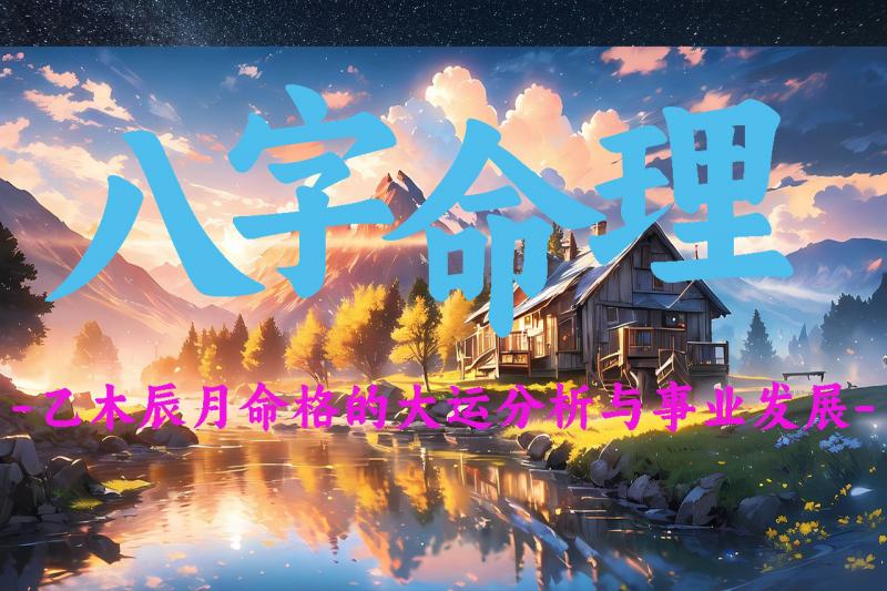 乙木辰月命格的大运分析与事业发展