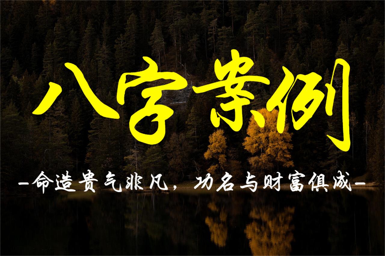 案例：命造贵气非凡，功名与财富俱成